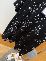 LV Droplet Print Letter Crew Neck Short Sleeve T-Shirt - 图片 4