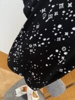 LV Droplet Print Letter Crew Neck Short Sleeve T-Shirt - 图片 6