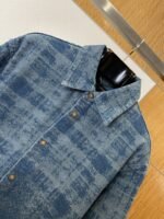 LV Jacquard Gradient Denim Short-Sleeve Shirt - 图片 3