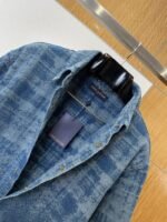 LV Jacquard Gradient Denim Short-Sleeve Shirt - 图片 5