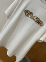 LV Sequined Letter Logo Short-Sleeve T-Shirt 1 - 图片 4
