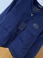 LV Pocket Leather Label V-Neck Cardigan Jacket - 图片 4