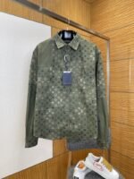 LV Full Print Jacquard Denim Shirt