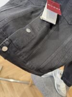Gucci Horsebit-Decorated Lacquered Leather Label Denim Jacket 1 - 图片 6