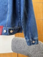 Gucci Horsebit-Decorated Lacquered Leather Label Denim Jacket 2 - 图片 9