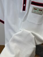 Gucci Branded Label Pocket Trim Short-Sleeve Polo Shirt 1 - 图片 5