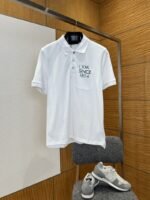LV Pocket-Print Short-Sleeve Polo Shirt 1