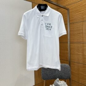 LV Pocket-Print Short-Sleeve Polo Shirt 1