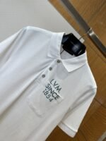 LV Pocket-Print Short-Sleeve Polo Shirt 1 - 图片 3