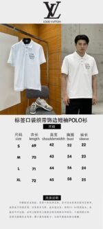 LV Pocket-Print Short-Sleeve Polo Shirt 1 - 图片 10