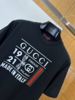 Gucci Vintage Dragonfly Logo Embroidered Short-Sleeve T-Shirt - 图片 3