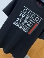 Gucci Vintage Dragonfly Logo Embroidered Short-Sleeve T-Shirt - 图片 4
