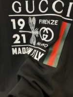 Gucci Vintage Dragonfly Logo Embroidered Short-Sleeve T-Shirt - 图片 5