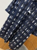 Prada Hand-Painted Checkered Short-Sleeve Collared Shirt - 图片 4