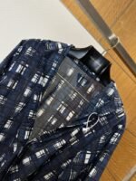 Prada Hand-Painted Checkered Short-Sleeve Collared Shirt - 图片 5