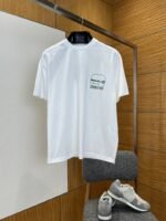 Prada Lake View Print Casual Short-Sleeve T-Shirt
