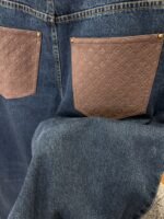 LV Long Straight-Leg Distressed Jeans - 图片 8