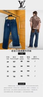 LV Long Straight-Leg Distressed Jeans - 图片 10