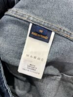 LV Single-Button Pocket Lapel Denim Jacket - 图片 9