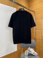 LV Logo Embroidered Knit Short-Sleeve T-Shirt 1 - 图片 2