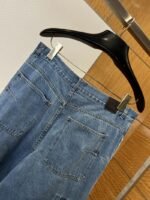 Dior Embroidered Oversized-Pocket Workwear-Style Wide-Leg Jeans - 图片 6