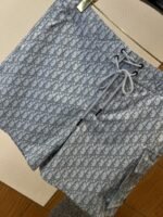 Dior All-Over Logo Drawstring Casual Shorts 1 - 图片 4