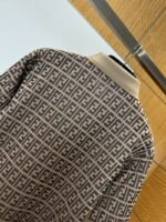 Fendi Double F All-Over Print Short-Sleeve Collared Polo Shirt 1 - 图片 6