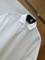 Fendi Double F All-Over Print Short-Sleeve Collared Polo Shirt 2 - 图片 3