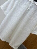 Fendi Double F All-Over Print Short-Sleeve Collared Polo Shirt 2 - 图片 4
