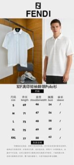 Fendi Double F All-Over Print Short-Sleeve Collared Polo Shirt 2 - 图片 10