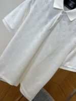 LV Classic Logo All-Over Print Short-Sleeve Polo Shirt 2 - 图片 4