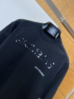 Balenciaga Distressed Letter Print Short-Sleeve T-Shirt - 图片 3