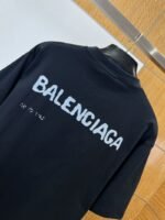 Balenciaga Distressed Letter Print Short-Sleeve T-Shirt - 图片 6