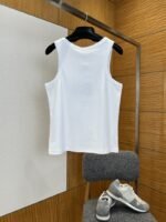 Prada Enamel Triangle Logo Sleeveless Tank Top 2 - 图片 2