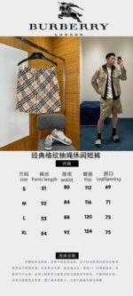 Prada Classic Checkered Drawstring Casual Shorts - 图片 10