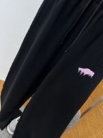Balenciaga Letter Logo Embroidered Wide-Leg Casual Sweatpants - 图片 4