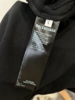 Balenciaga Letter Logo Embroidered Wide-Leg Casual Sweatpants - 图片 9