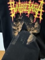 Balenciaga Gothic-Style Letter Print Embroidered Short-Sleeve T-Shirt 1 - 图片 5