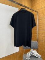 Balenciaga Gothic-Style Letter Print Embroidered Short-Sleeve T-Shirt 3 - 图片 2