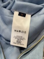 LV Hand-Embroidered Logo Lapel Denim Jacket - 图片 9