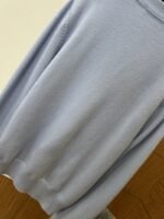 LV Pocket Embroidered V-Neck Color-Block Knit Cardigan - 图片 7
