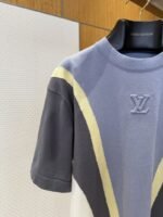 LV Embossed Letter Short-Sleeve T-Shirt - 图片 4