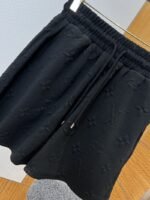 LV Logo-Embossed Drawstring Casual Shorts 1 - 图片 4