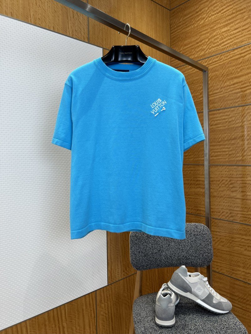wsxc1775619478040_0.jpg LV Pin Embroidered Knit Short-Sleeve T-Shirt 1 - 图片 1