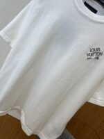 LV Pin Embroidered Knit Short-Sleeve T-Shirt 3 - 图片 4