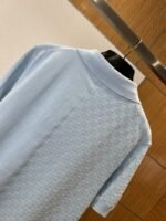 LV Checkered Jacquard Knit Short-Sleeve Polo Shirt 2 - 图片 6