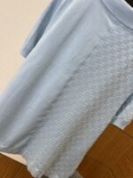 LV Checkered Jacquard Knit Short-Sleeve Polo Shirt 2 - 图片 7