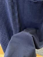 LV Checkered Jacquard Knit Short-Sleeve Polo Shirt 3 - 图片 5