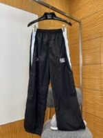 Balenciaga Nba Collaboration Embroidered Color-Blocked Athletic Pants