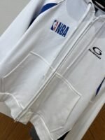 Balenciaga X Nba Color-Blocked Hooded Zip-Up Sweatshirt 1 - 图片 4
